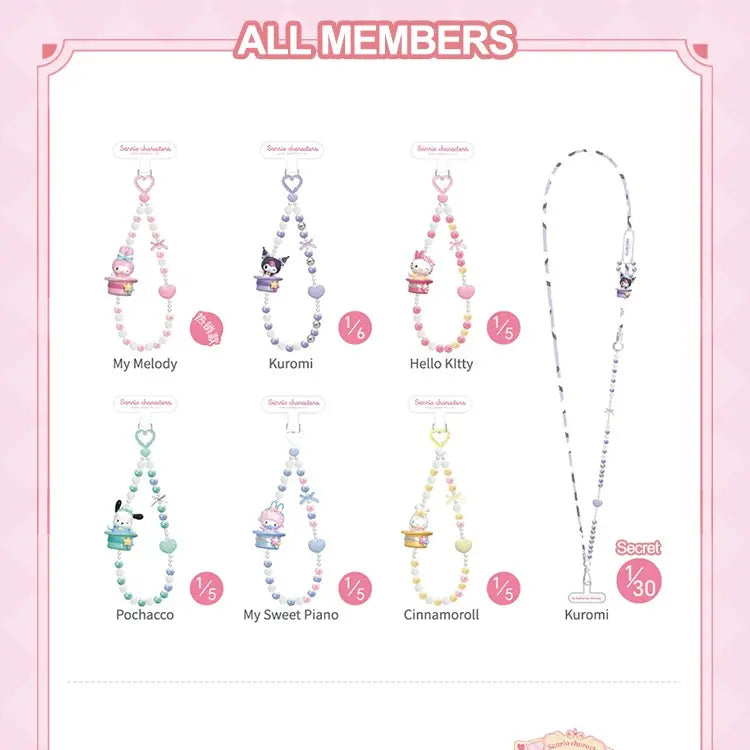  TOPTOY SR Characters Surprise Magic Hat Series Phone Charms| Qootoy