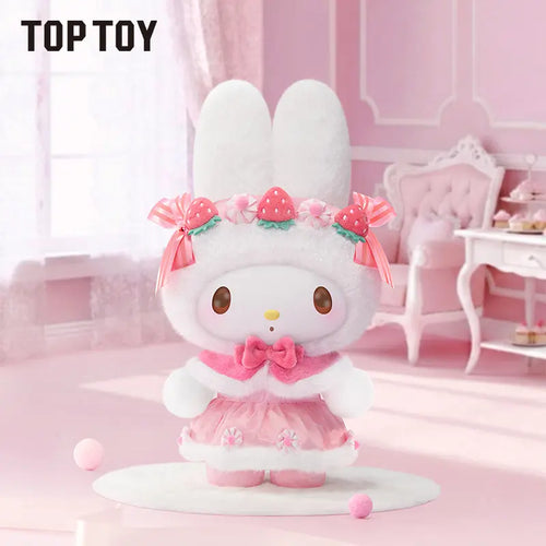 TOPTOY Mel Strawberry Cookie Rainbow Frosting Series Plush Doll | Qootoy