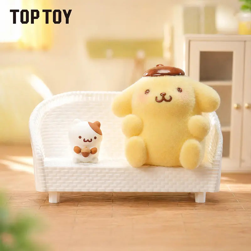 TOPTOY Pom Pom Purin Fluffy Daily Series Flocked Blind Box