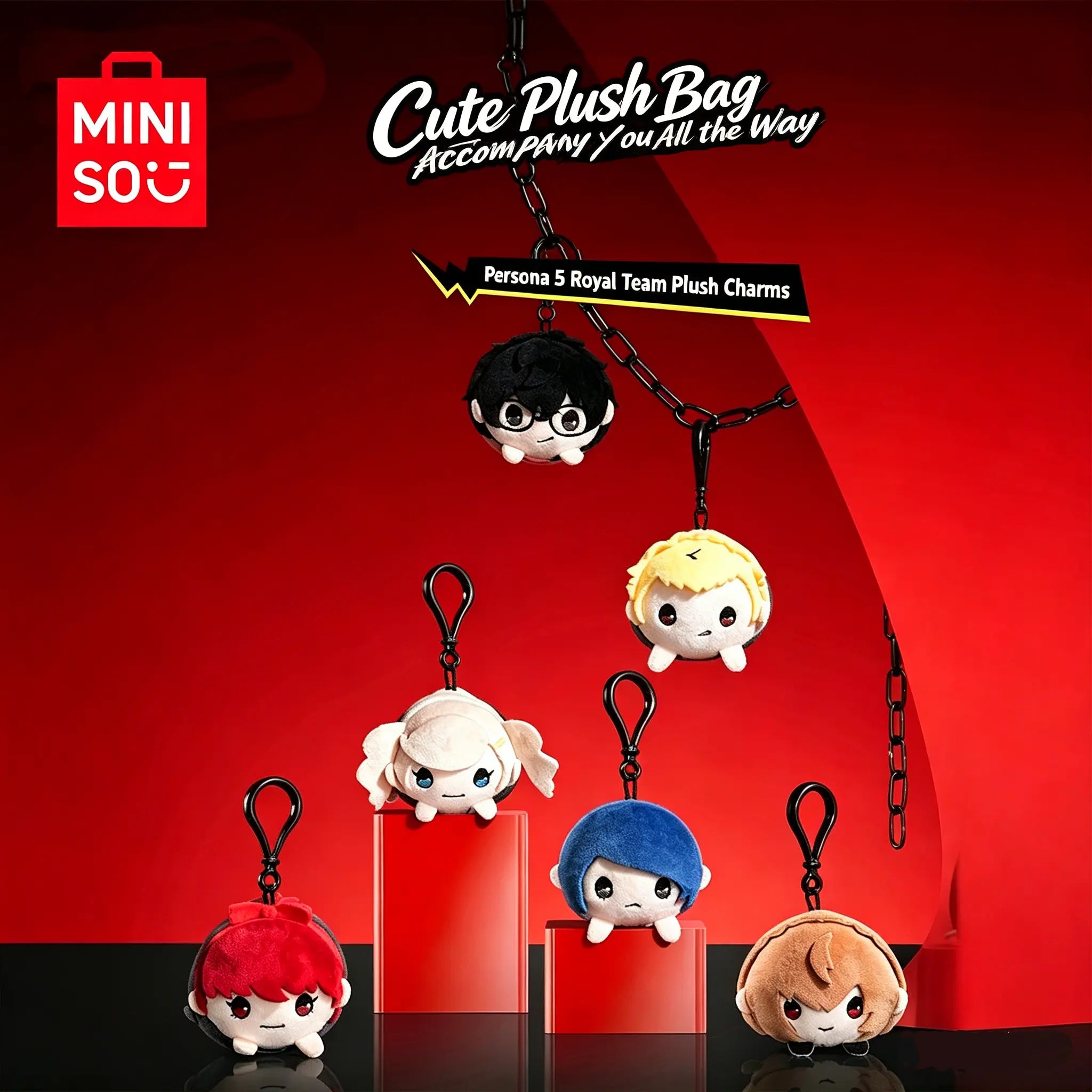 MINISO Persona 5 Royal Plush Pendant