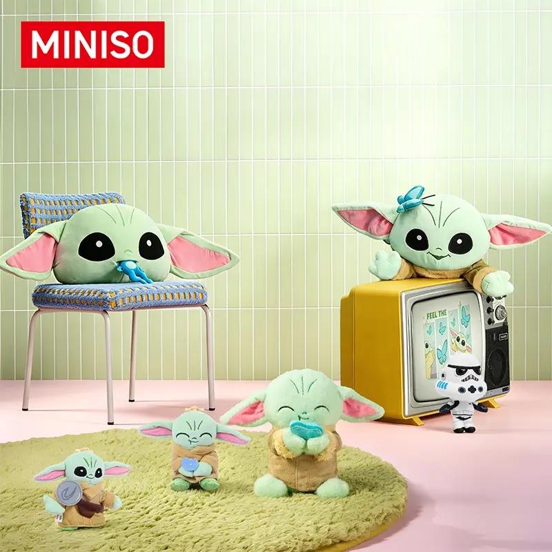 MINISO Star Wars Grogu Lying Plush Pillow & Hanging Pendant