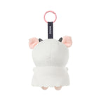 MINISO Pig BBO Series Shy Clown Pig Lying Plush Doll, Super Soft Stuffed Toy, MINISO Halloween Luminous Pumpkin Witch Pig Plush Pendant, Cute Bag Charm, Kawaii Holiday Surprise Gift for Girls