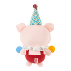 MINISO Pig BBO Series Shy Clown Pig Lying Plush Doll, Super Soft Stuffed Toy, MINISO Halloween Luminous Pumpkin Witch Pig Plush Pendant, Cute Bag Charm, Kawaii Holiday Surprise Gift for Girls