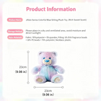MINISO Gift Bear Iridescent Plush Doll