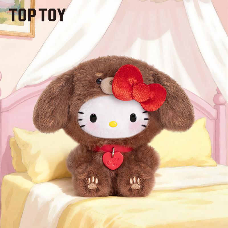 TOPTOY Hello Kitty Puppy Party Plush Pendant Blind Box