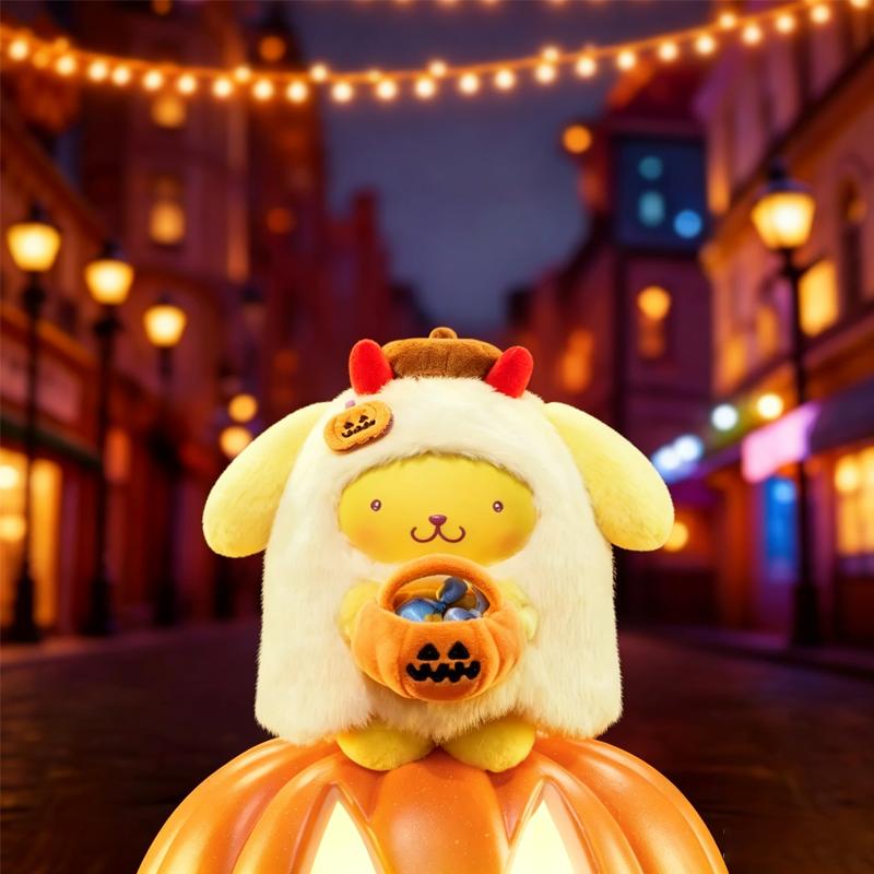 MINISO Candy Carnival Vinyl-Plush Blind Box - Halloween-Themed Blind Bag Collectible, Cute Fun Collectible, Decorative Desktop Ornament, Soft Plush Outer, Exquisite Face, Fan Gift
