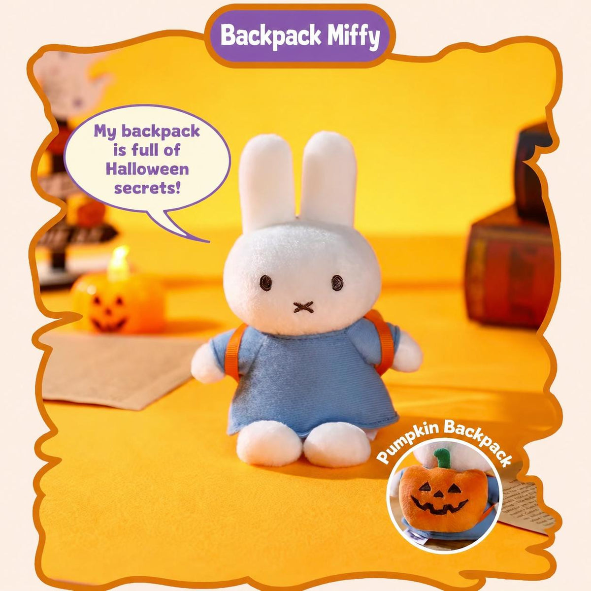 Miffy Dress‑up Series Plush Blind Box Bag Charm, Soft Fluffy Stuffed Rabbit Figure, Kawaii Collectible Pendant Ornament, Versatile Daily Decor, Sweet Halloween & Birthday Surprise Gift for Miffy Lovers