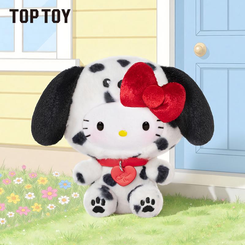 TOPTOY Hello Kitty Puppy Party Plush Pendant Blind Box