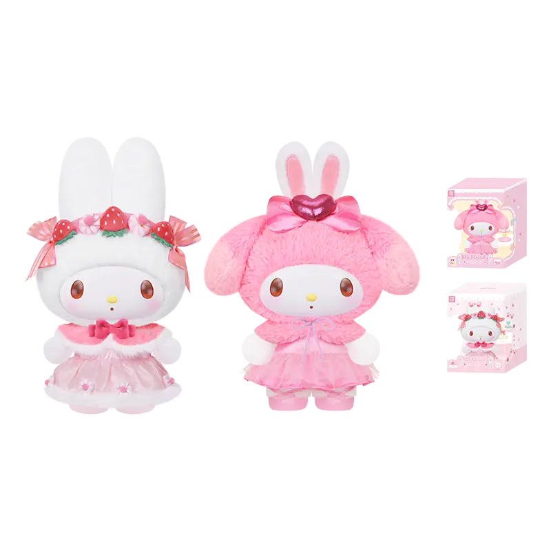 TOPTOY Mel Strawberry Cookie Rainbow Frosting Series Plush Doll | Qootoy