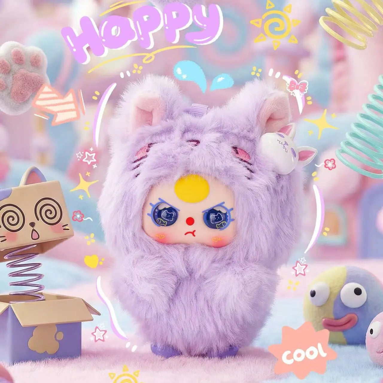 Baby Three Super Cute Mini Plush Pendant Blind Box