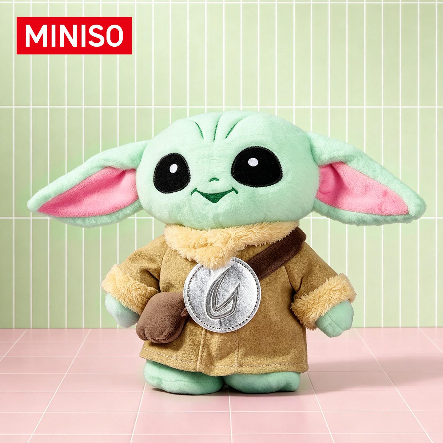 MINISO Star Wars Grogu Lying Plush Pillow & Hanging Pendant