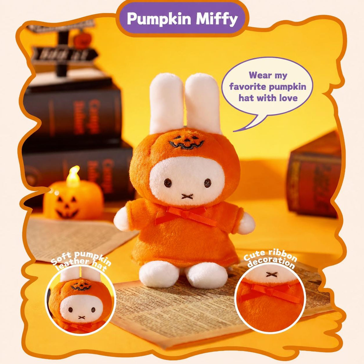 Miffy Dress‑up Series Plush Blind Box Bag Charm, Soft Fluffy Stuffed Rabbit Figure, Kawaii Collectible Pendant Ornament, Versatile Daily Decor, Sweet Halloween & Birthday Surprise Gift for Miffy Lovers