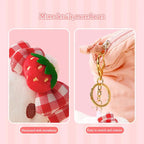 MINISO SR Plush Keychain – HK & Mel Soft Stuffed Doll Bag Charm | Qootoy