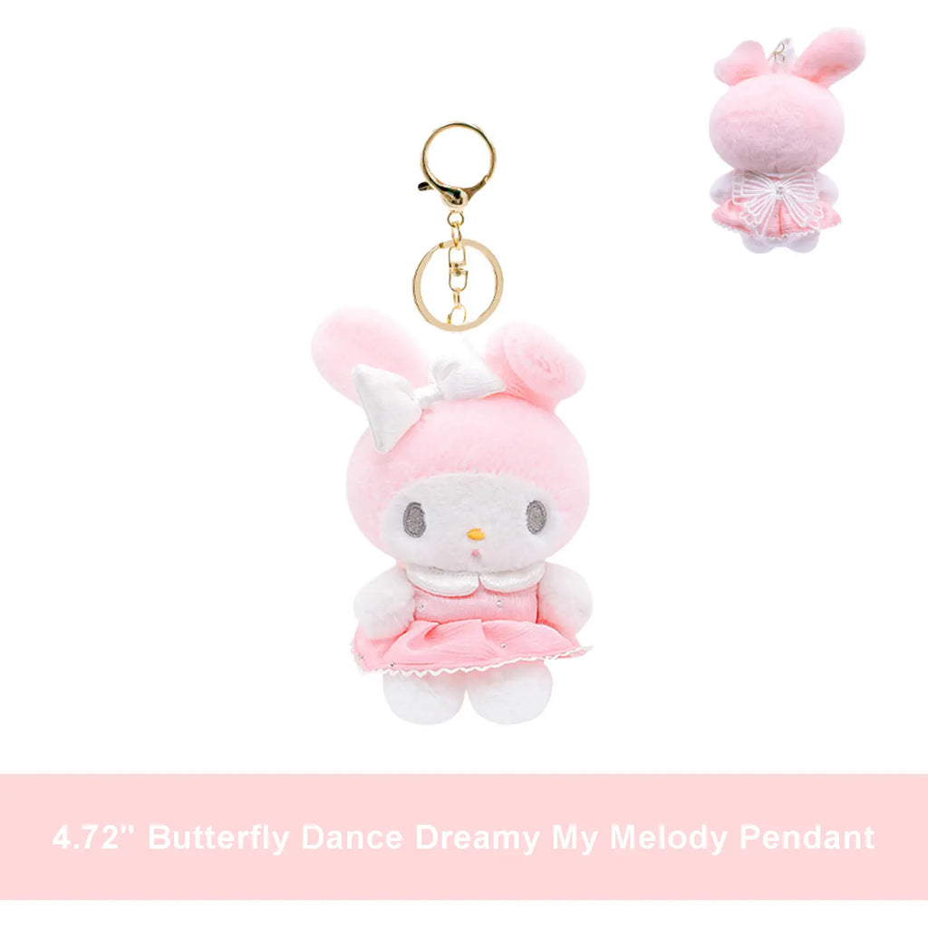 MINISO SR Plush Keychain – HK & Mel Soft Stuffed Doll Bag Charm | Qootoy