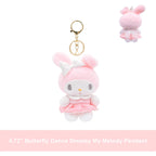 MINISO SR Plush Keychain – HK & Mel Soft Stuffed Doll Bag Charm | Qootoy
