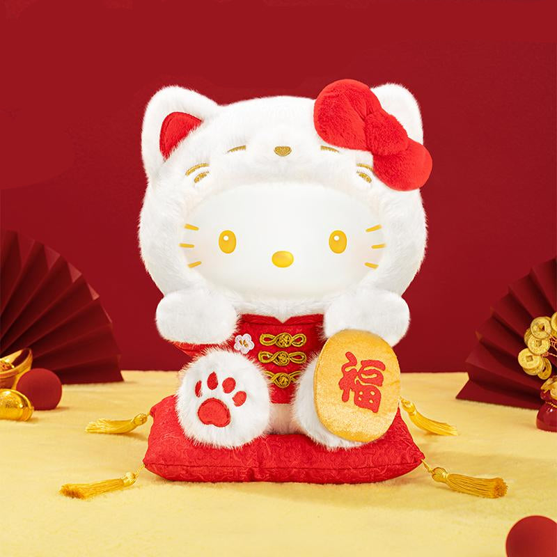 HK Maneki-Neko Lucky Cat Vinyl-Plush Jumbo Figure