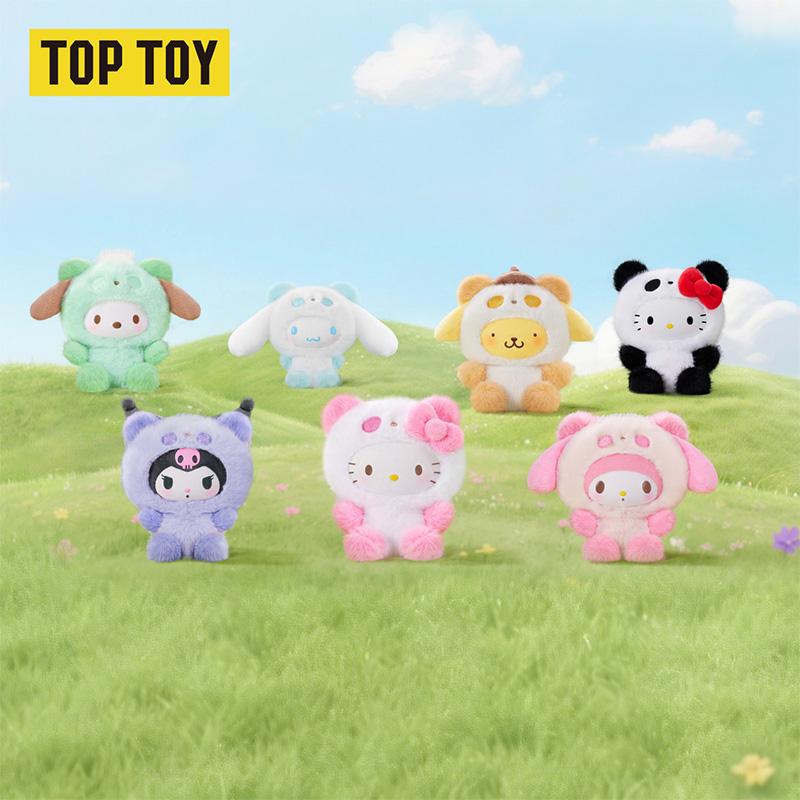 TOPTOY SR Family Color Panda Plush Blind Box