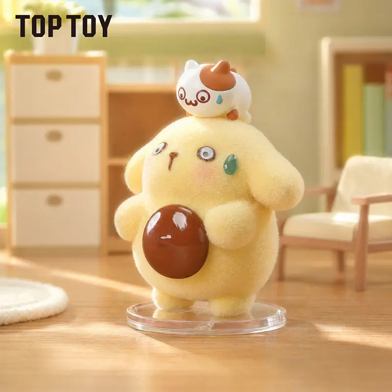 TOPTOY Pom Pom Purin Fluffy Daily Series Flocked Blind Box