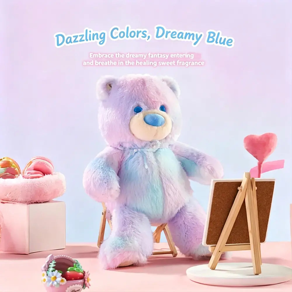 MINISO Gift Bear Iridescent Plush Doll