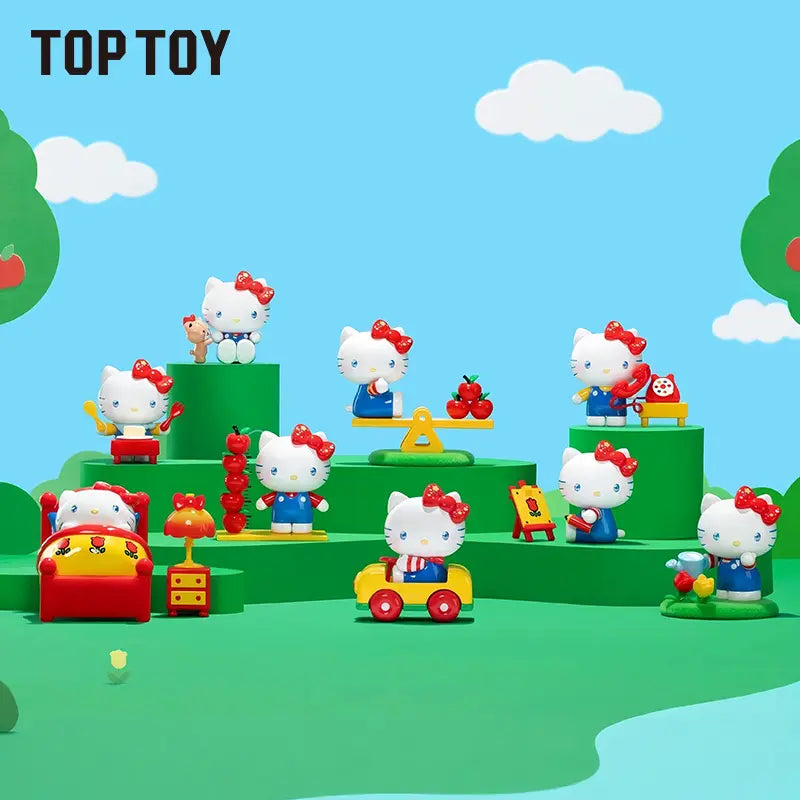 TOPTOY Hello Kitty Classic Reproduction Series Blind Box Figures