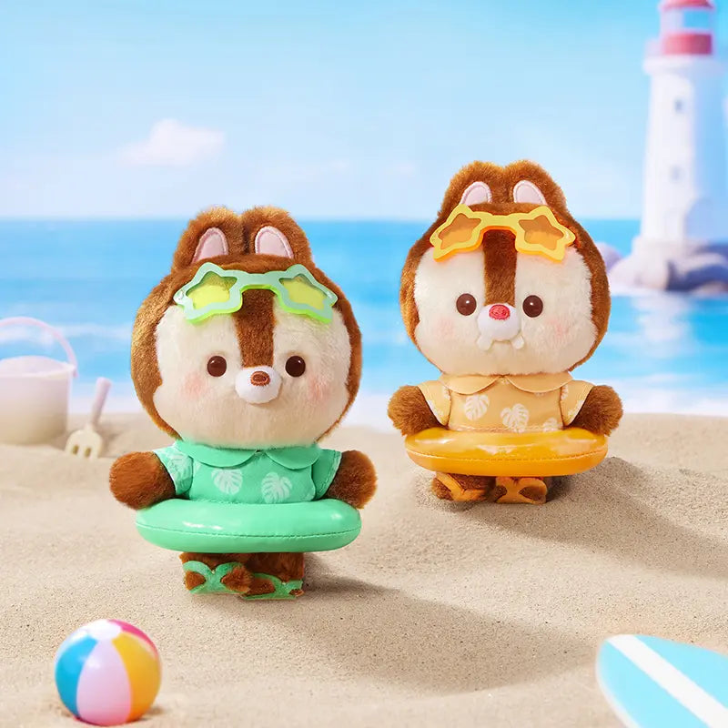 MICKEY&MINNIE Summer Swim Ring Series Plush Charm Blind Box