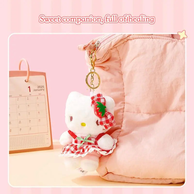 MINISO SR Plush Keychain – HK & Mel Soft Stuffed Doll Bag Charm | Qootoy