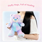MINISO Gift Bear Iridescent Plush Doll