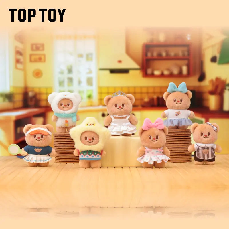 TOPTOY Genuine Butter Bear Versatile Window Plush Blind Box