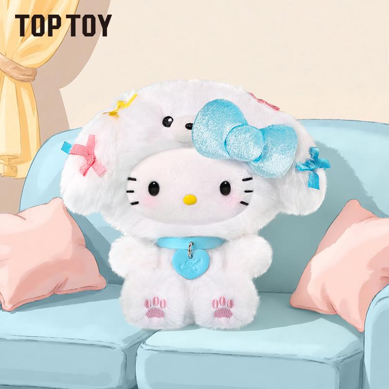 TOPTOY Hello Kitty Puppy Party Plush Pendant Blind Box