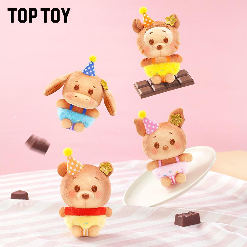 TOPTOY Mickey&Minnie Cocoa Workshop Plush Pendant Blind Box with Stitch
