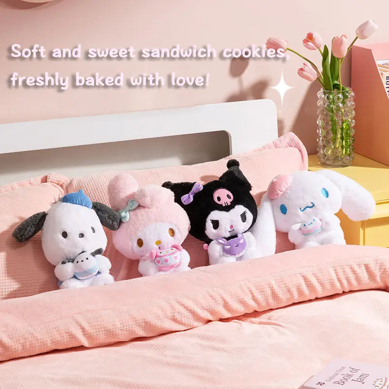 MINISO SR Sandwich Cookie Sitting Plush Toy | Qootoy
