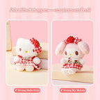 MINISO SR Plush Keychain – HK & Mel Soft Stuffed Doll Bag Charm | Qootoy