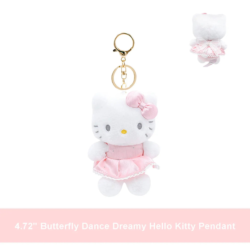 MINISO SR Plush Keychain – HK & Mel Soft Stuffed Doll Bag Charm | Qootoy