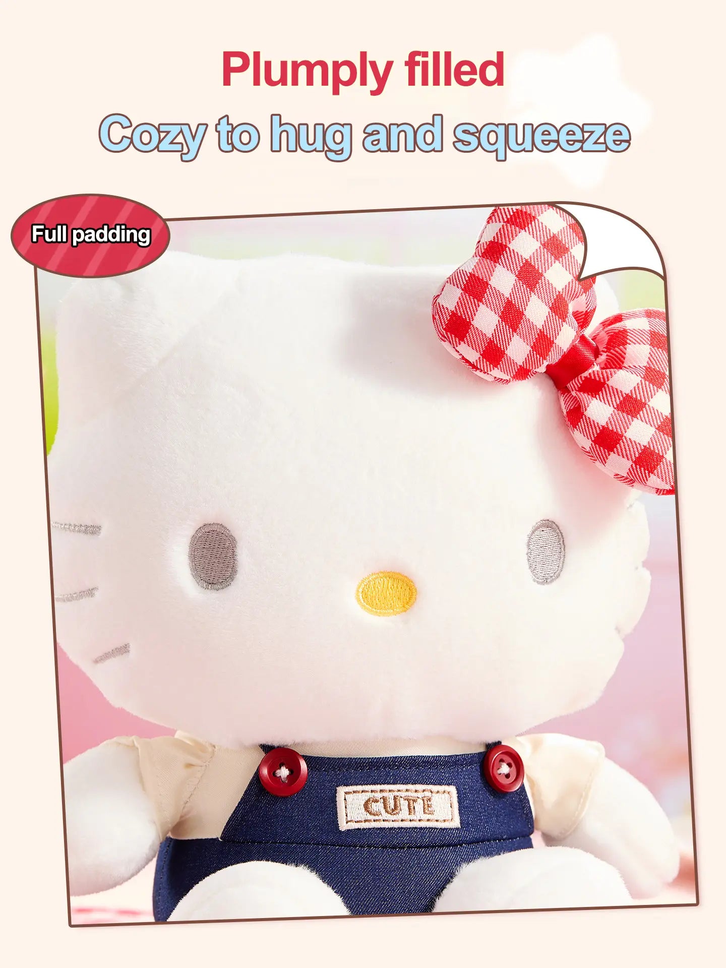  MINISO Genuine Chiikawa Cherry Blossom Plush Badge Pins| Qootoy