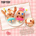 TOPTOY Mickey&Minnie Cocoa Workshop Plush Pendant Blind Box with Stitch