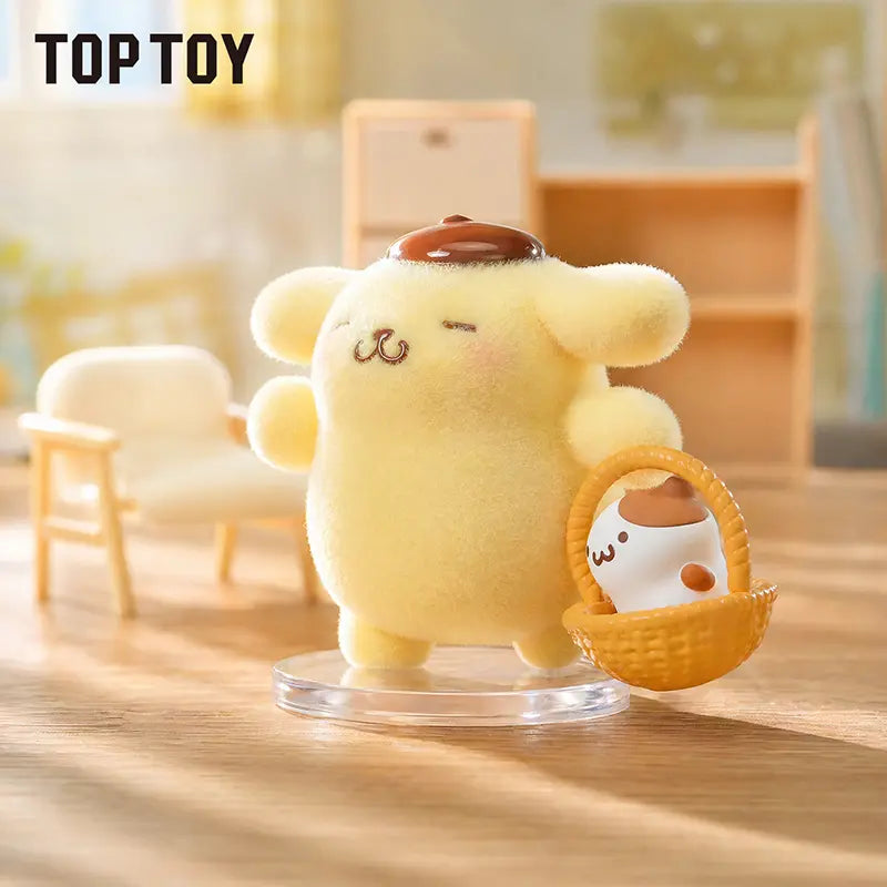 TOPTOY Pom Pom Purin Fluffy Daily Series Flocked Blind Box