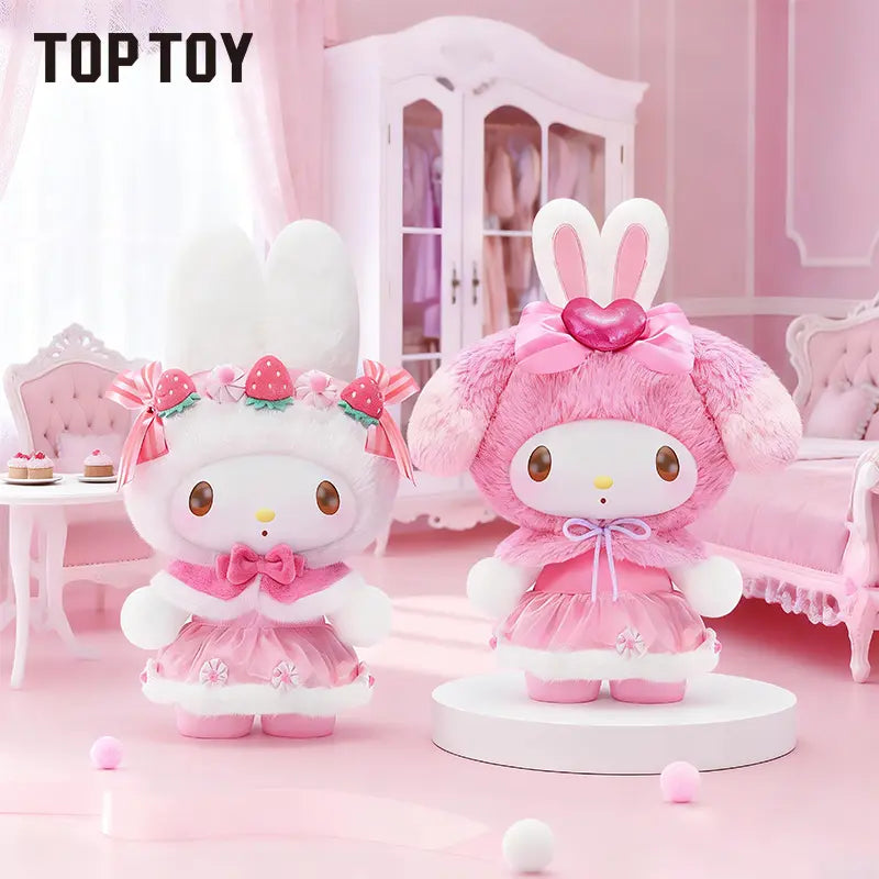 TOPTOY Mel Strawberry Cookie Rainbow Frosting Series Plush Doll | Qootoy