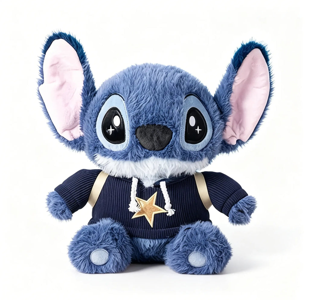 MINISO Authentic Lilo & Stitch Series No.12 School Bag Sitting Plush Doll