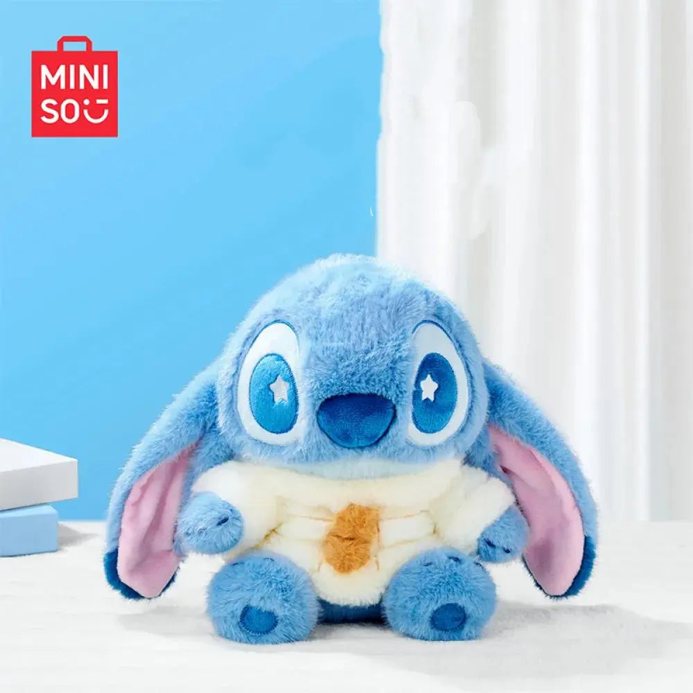 MINISO Winnie the Pooh Series Warm Cozy Sitting Plush Doll | Qootoy
