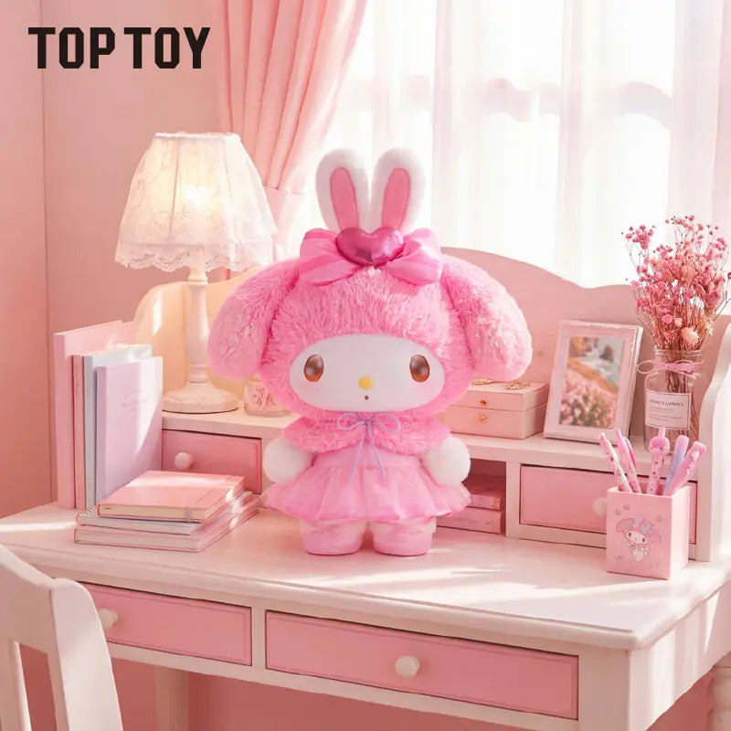 TOPTOY Mel Strawberry Cookie Rainbow Frosting Series Plush Doll | Qootoy