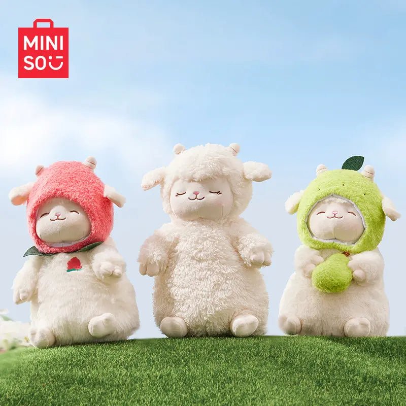 MINISO Adorable Sheep Series Standing Lamb Plush – Lucky with Pear - Qootoy - Hong Kong Ying Yue Development Limited