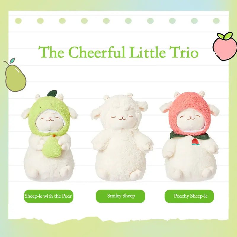 MINISO Adorable Sheep Series Standing Lamb Plush – Lucky with Pear - Qootoy - Hong Kong Ying Yue Development Limited
