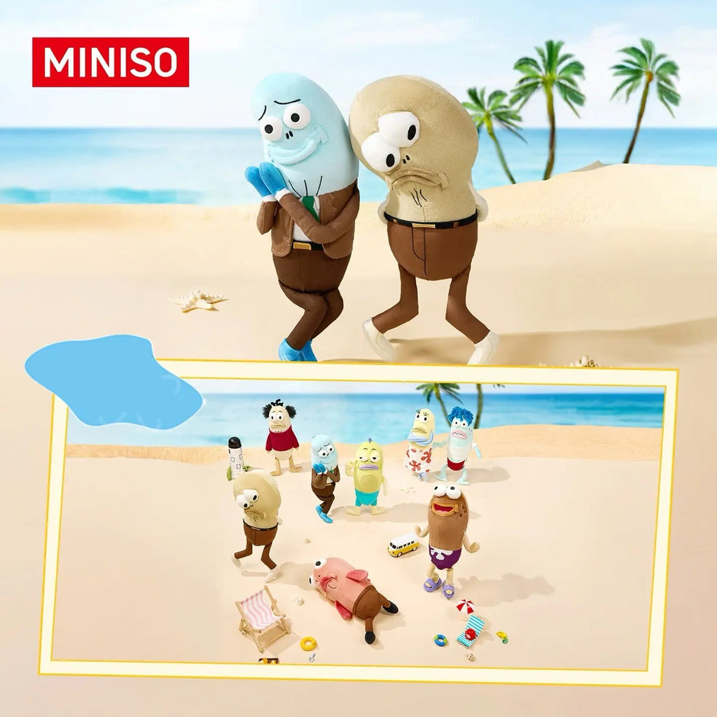 MINISO Bikini Bottom Residents Fish Plush Doll - Qootoy - Hong Kong Ying Yue Development Limited