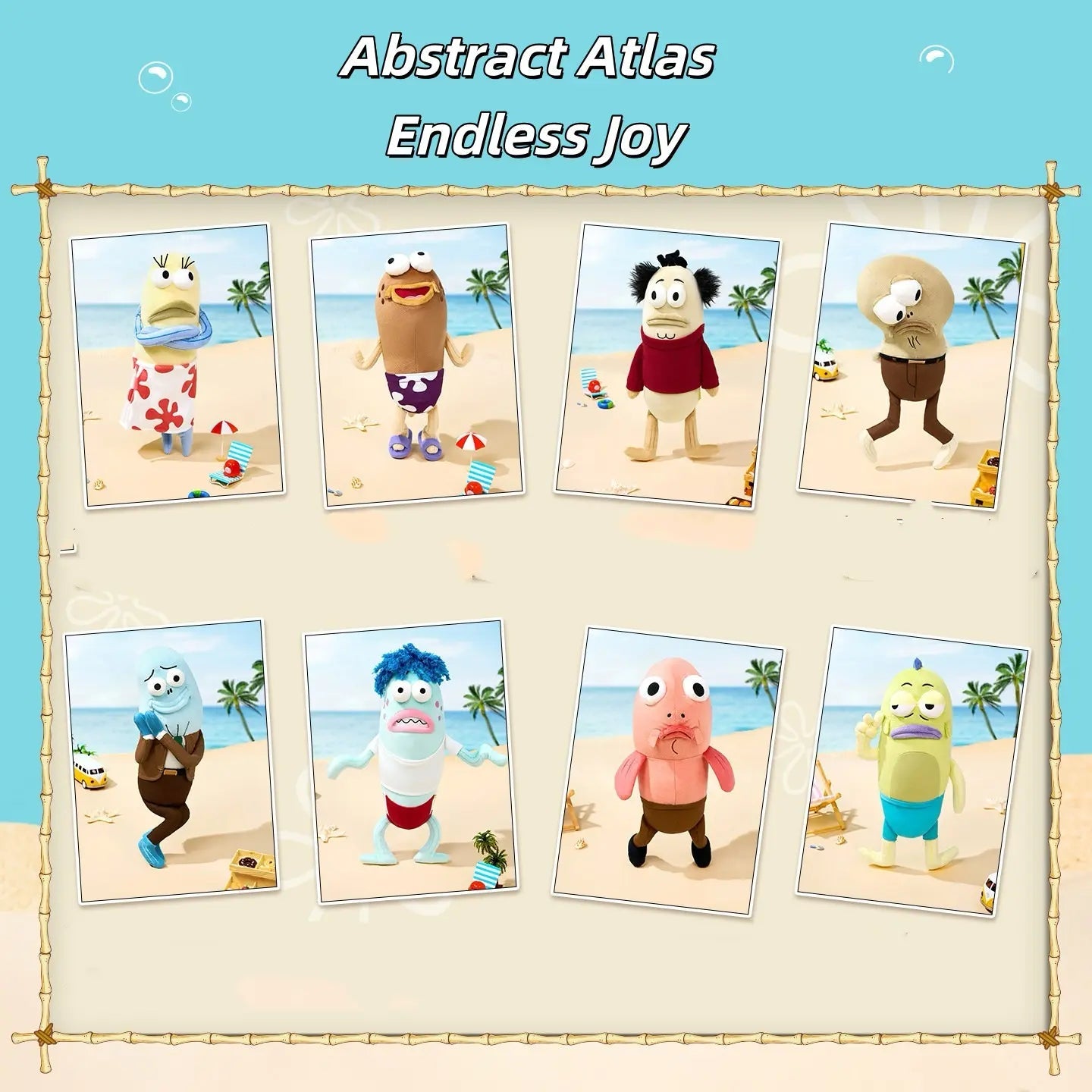 MINISO Bikini Bottom Residents Fish Plush Doll - Qootoy - Hong Kong Ying Yue Development Limited