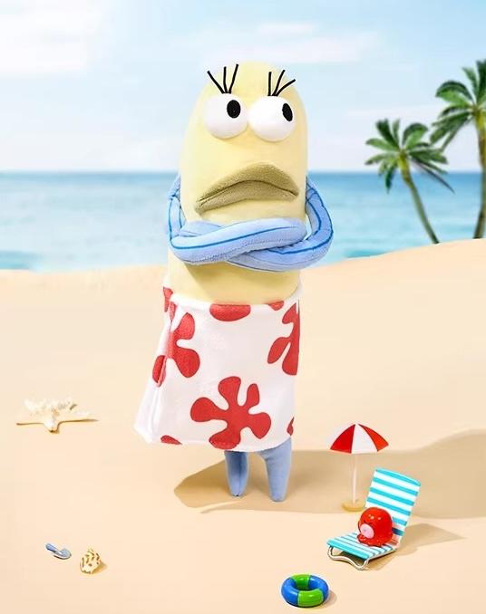 MINISO Bikini Bottom Residents Fish Plush Doll - Qootoy - Hong Kong Ying Yue Development Limited