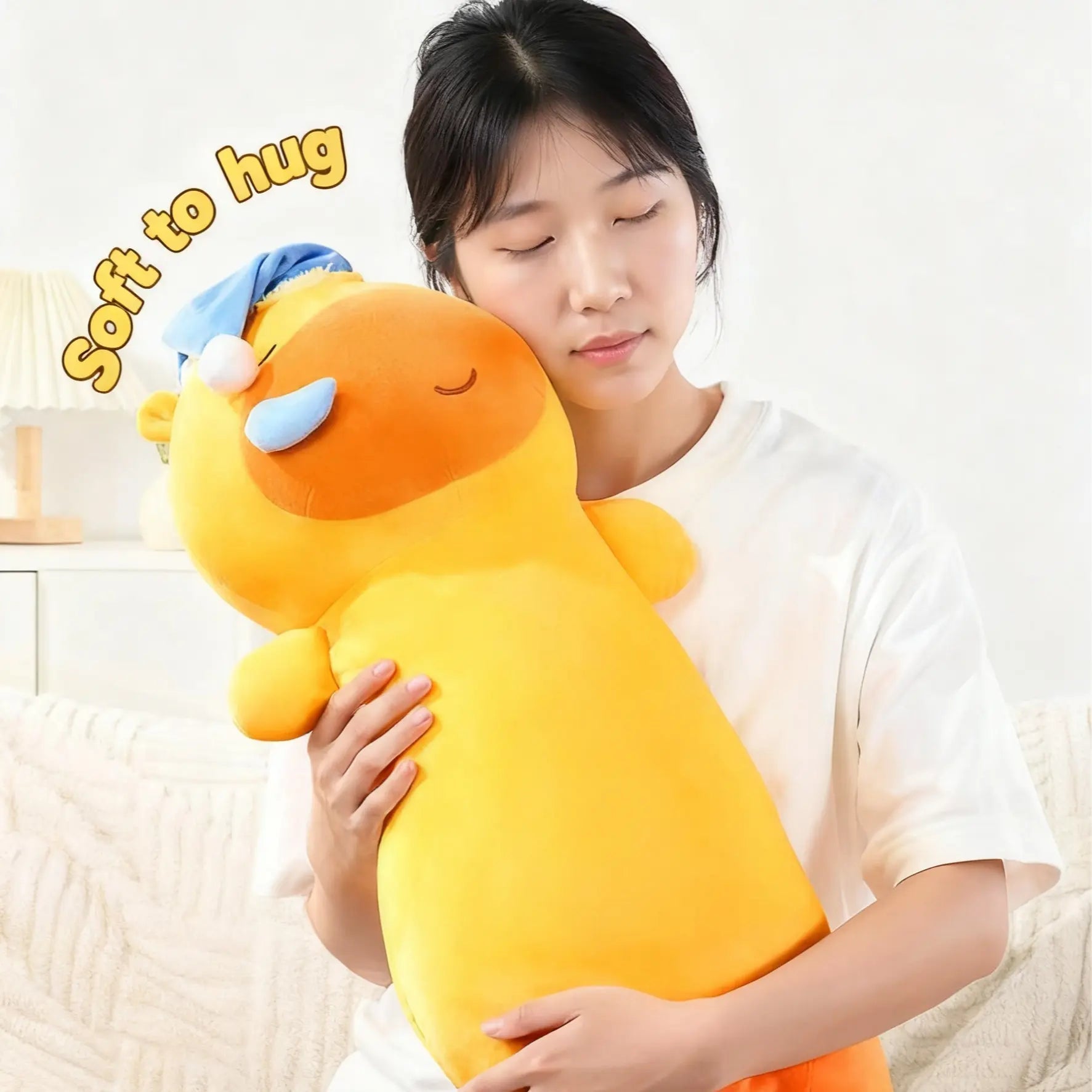 MINISO Capylulu Snoring Plush Pillow - Qootoy - Hong Kong Ying Yue Development Limited