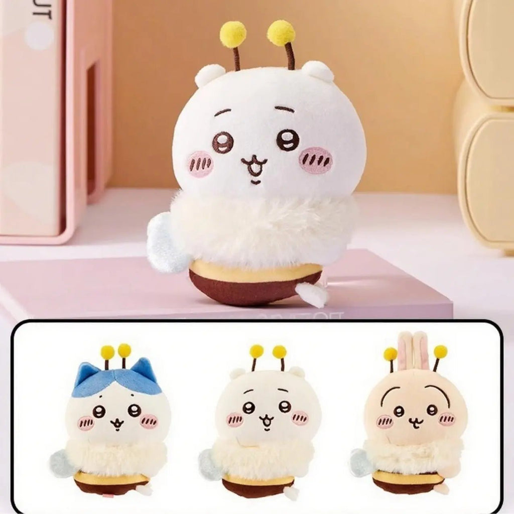 MINISO Chiikawa Cherry Blossom Bee Plush Clip - Qootoy - Hong Kong Ying Yue Development Limited