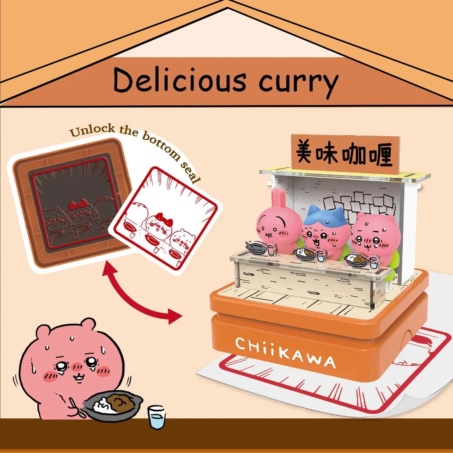 MINISO Chiikawa Combination Scene Stamp Series - Qootoy - Hong Kong Ying Yue Development Limited