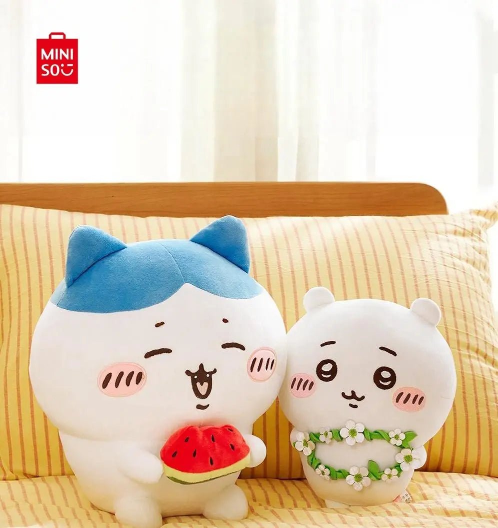 MINISO Chiikawa Floral Wreath & Watermelon Plush Doll - Qootoy - Hong Kong Ying Yue Development Limited