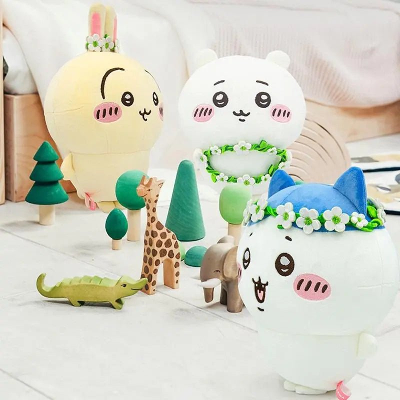 MINISO Chiikawa Floral Wreath & Watermelon Plush Doll - Qootoy - Hong Kong Ying Yue Development Limited